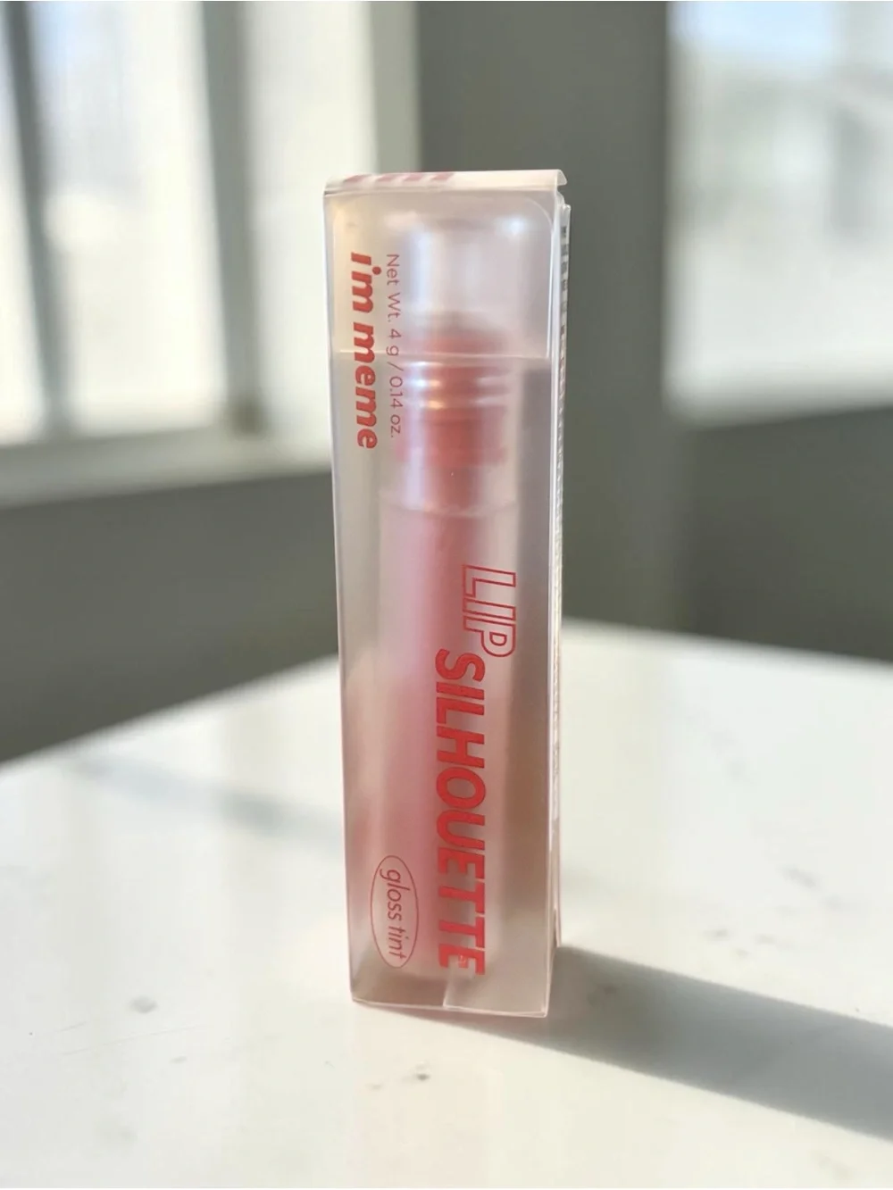 💎 I'M Meme Lip Silhouette Lip Gloss Tint 10 Mauve Chiffon
